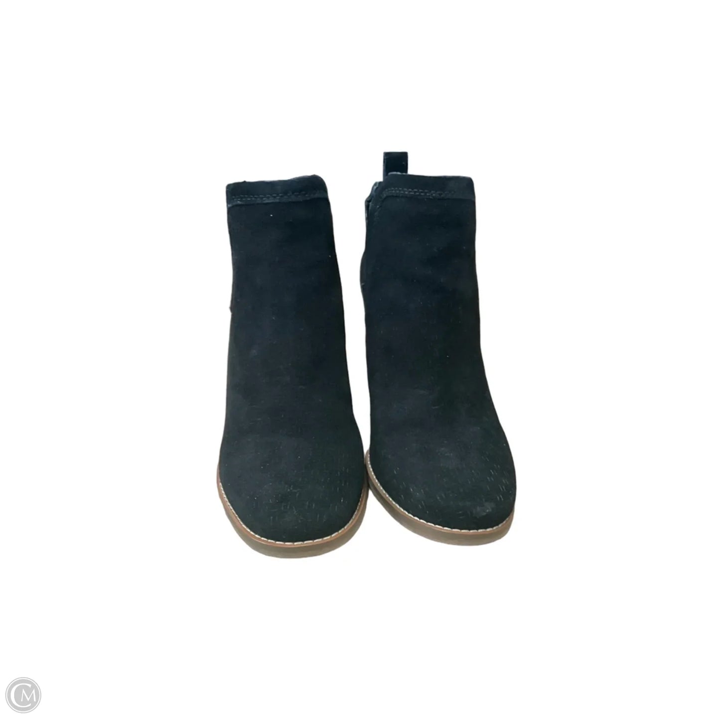 Boots Ankle Heels By Crown Vintage In Black, Size: 10