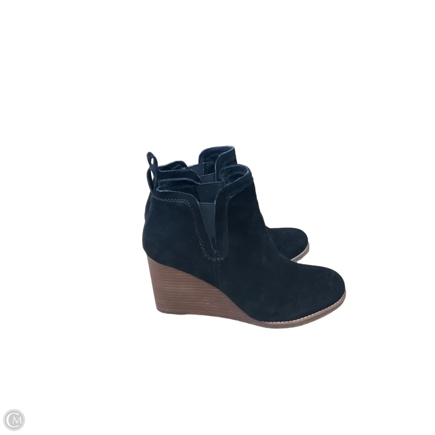 Boots Ankle Heels By Crown Vintage In Black, Size: 10