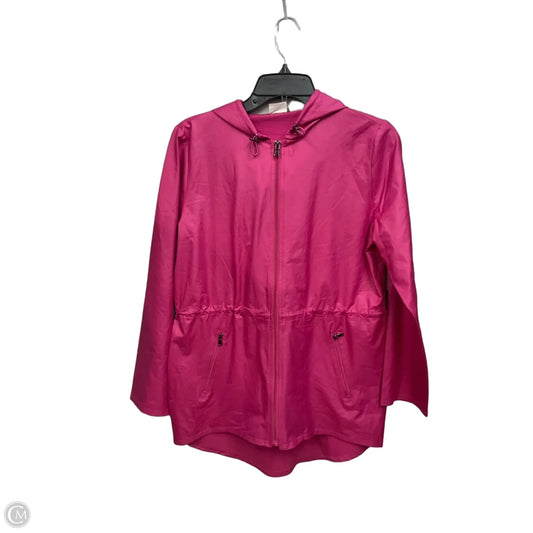 Jacket Windbreaker By Chicos In Pink, Size: S