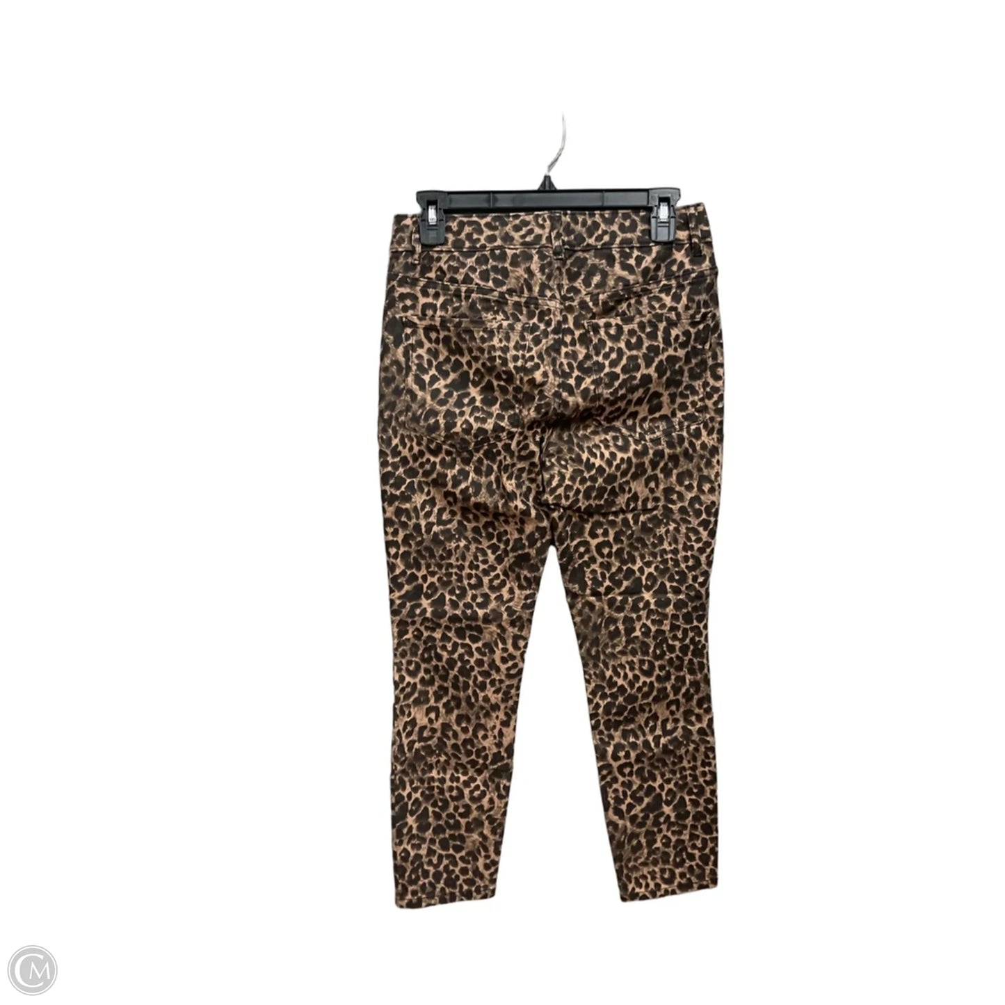Jeans Skinny By Express In Animal Print, Size: 4