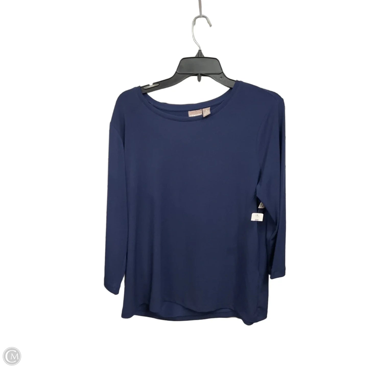 Top Long Sleeve By Chicos In Blue, Size: L