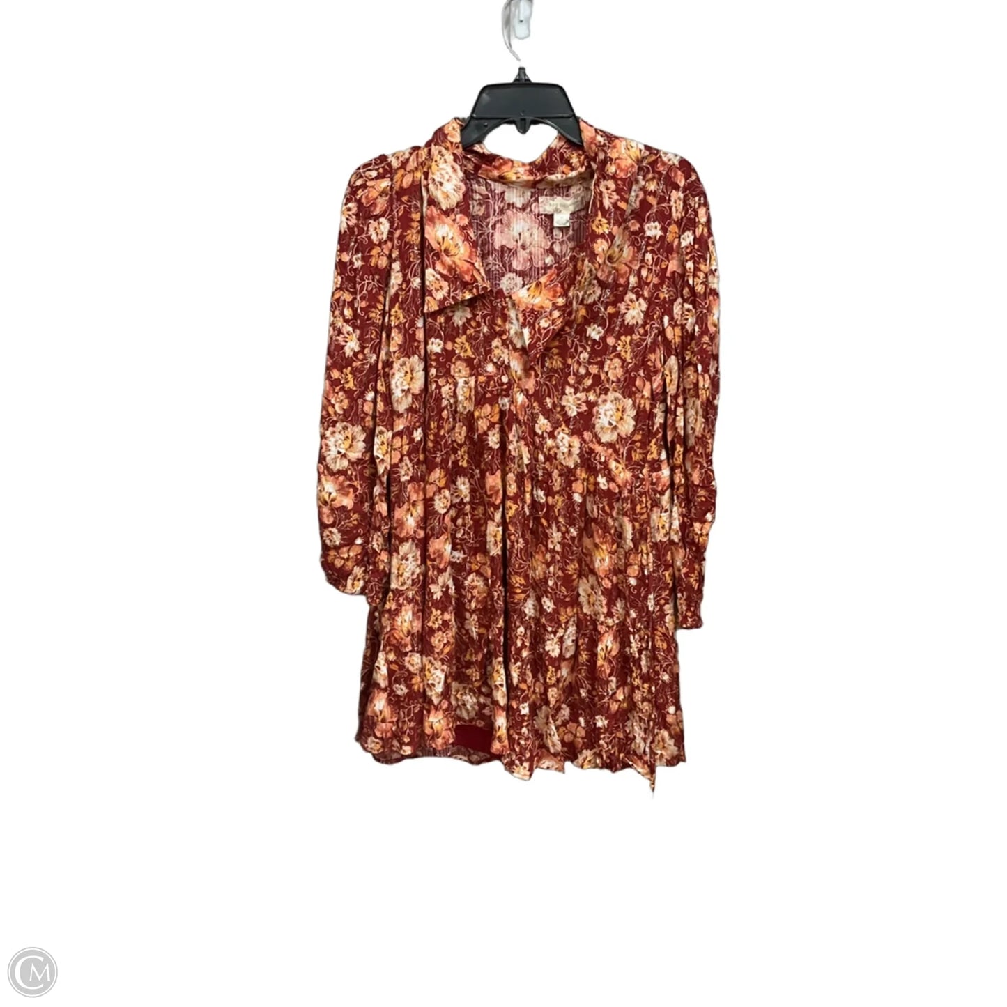 Dress Casual Short By Bog Collective In Floral Print, Size: M