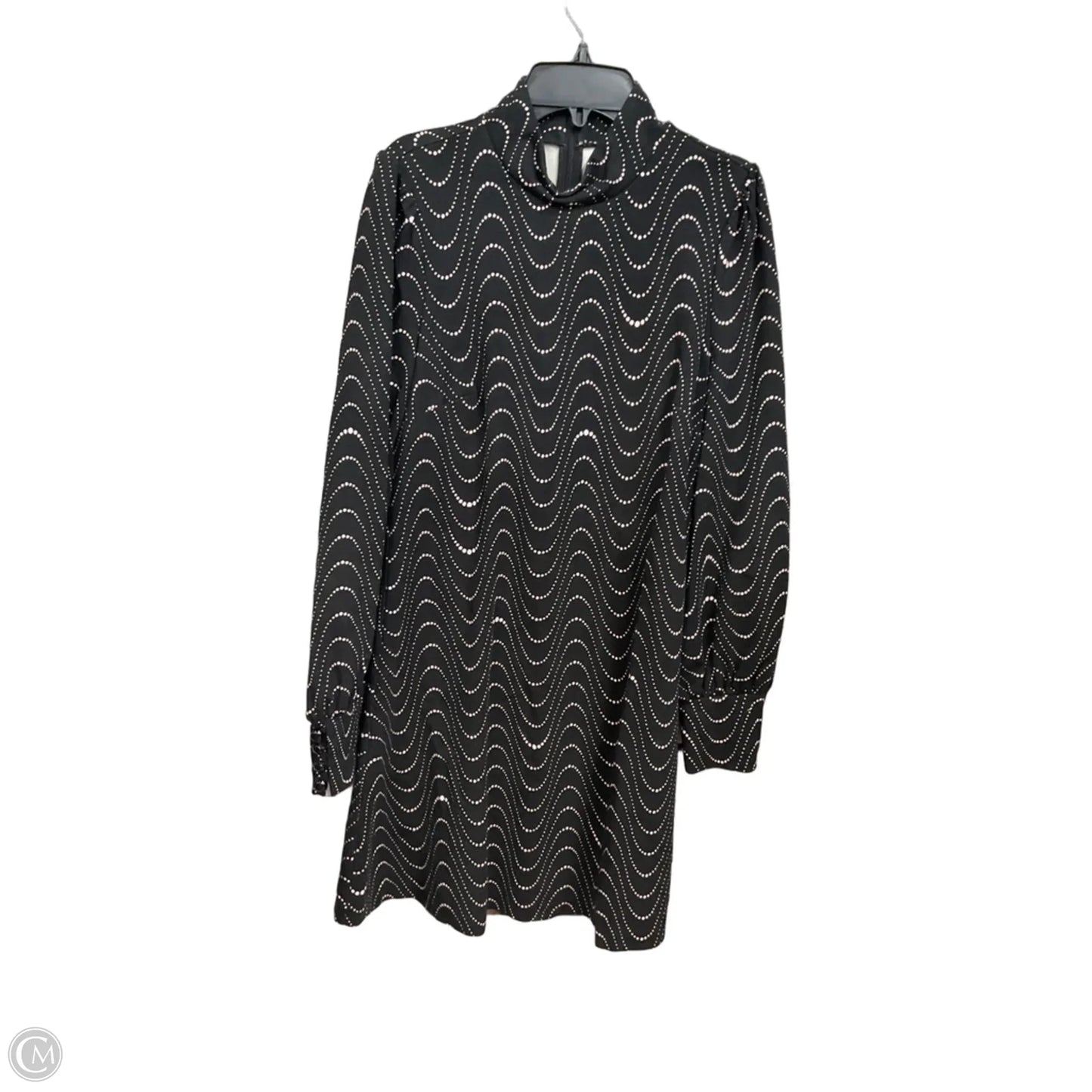Dress Designer By Kate Spade In Black & Pink, Size: S
