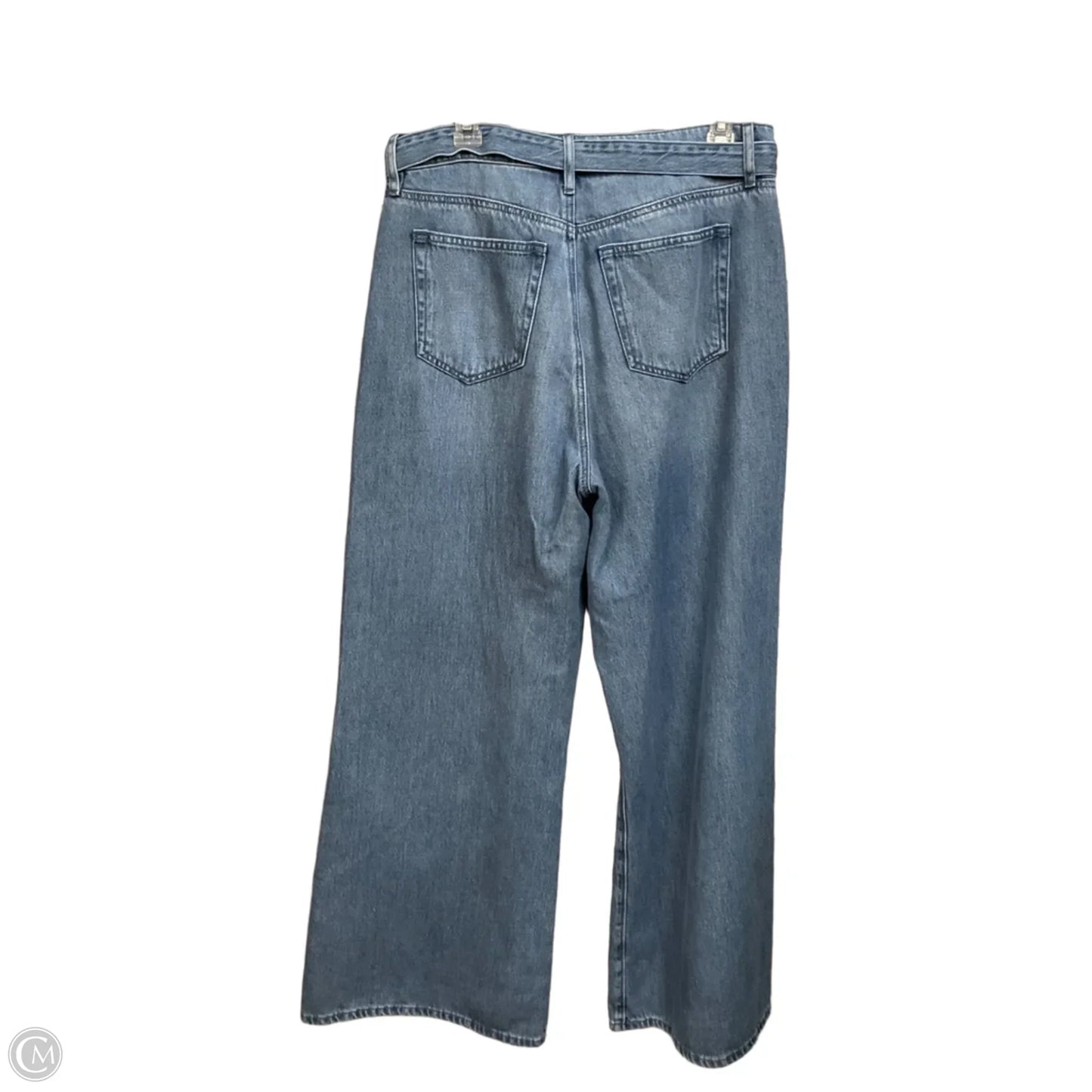 Jeans Wide Leg By Loft In Blue Denim, Size: 10