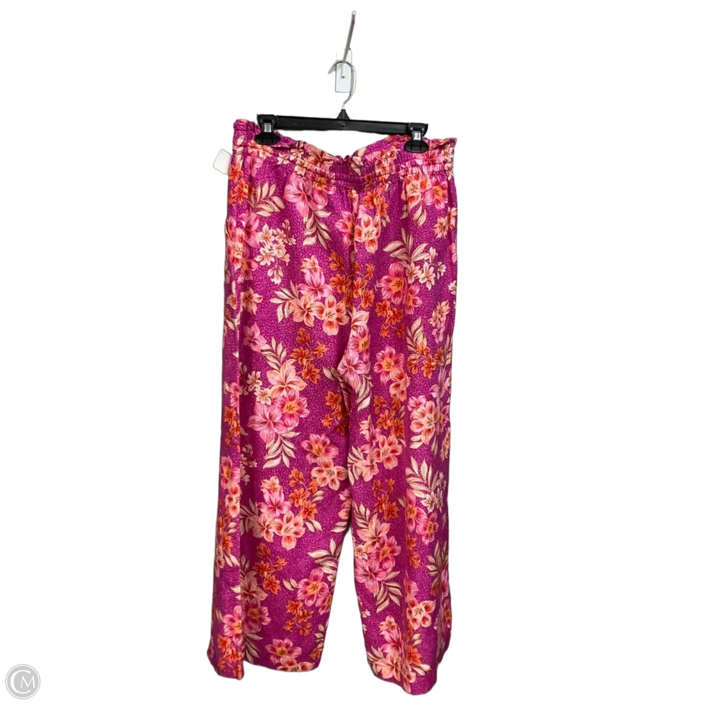 Pants Wide Leg By Loft In Floral Print, Size: 12