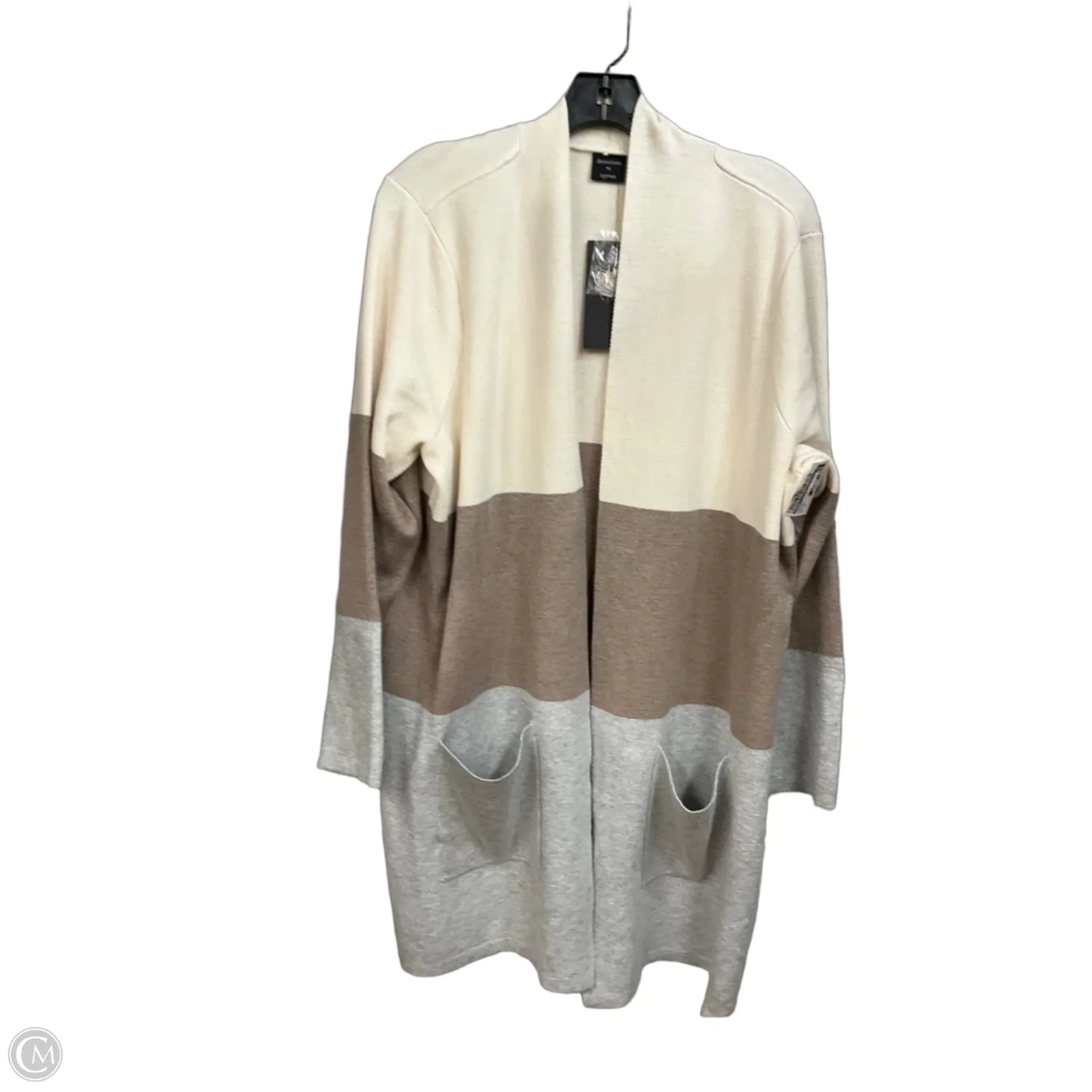 Cardigan By Cyrus In Striped Pattern, Size: 2x