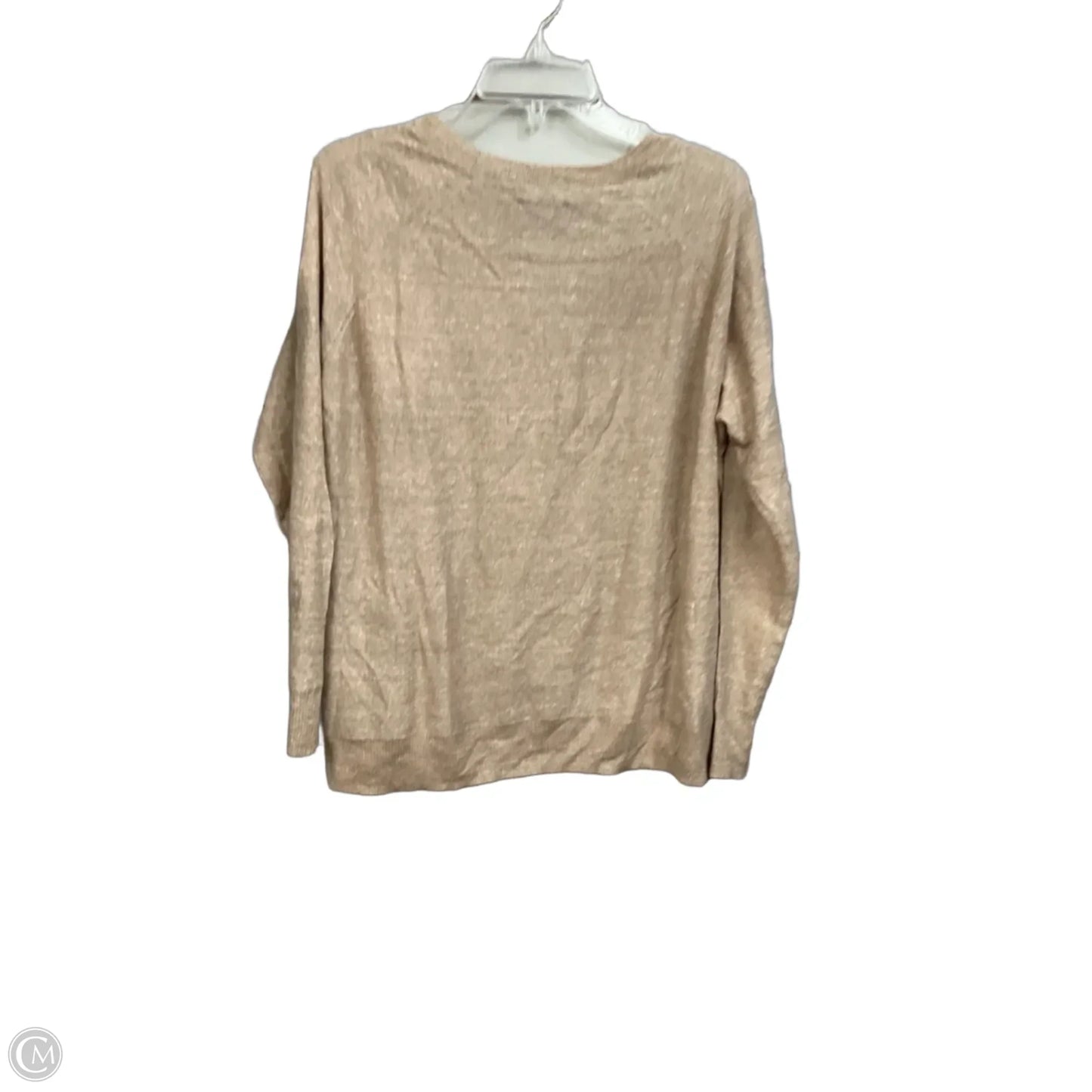 Top Long Sleeve By J. Crew In Tan, Size: M