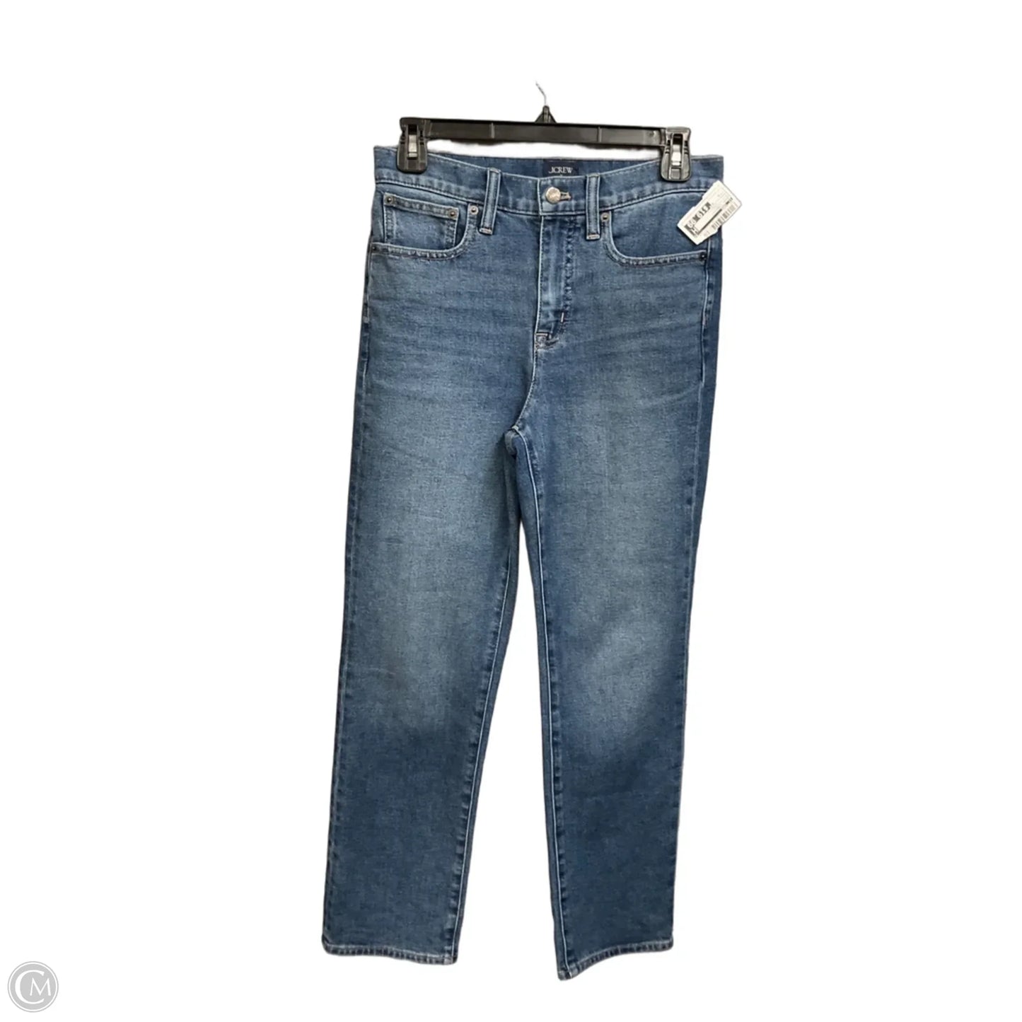 Jeans Straight By J. Crew In Blue Denim, Size: 0