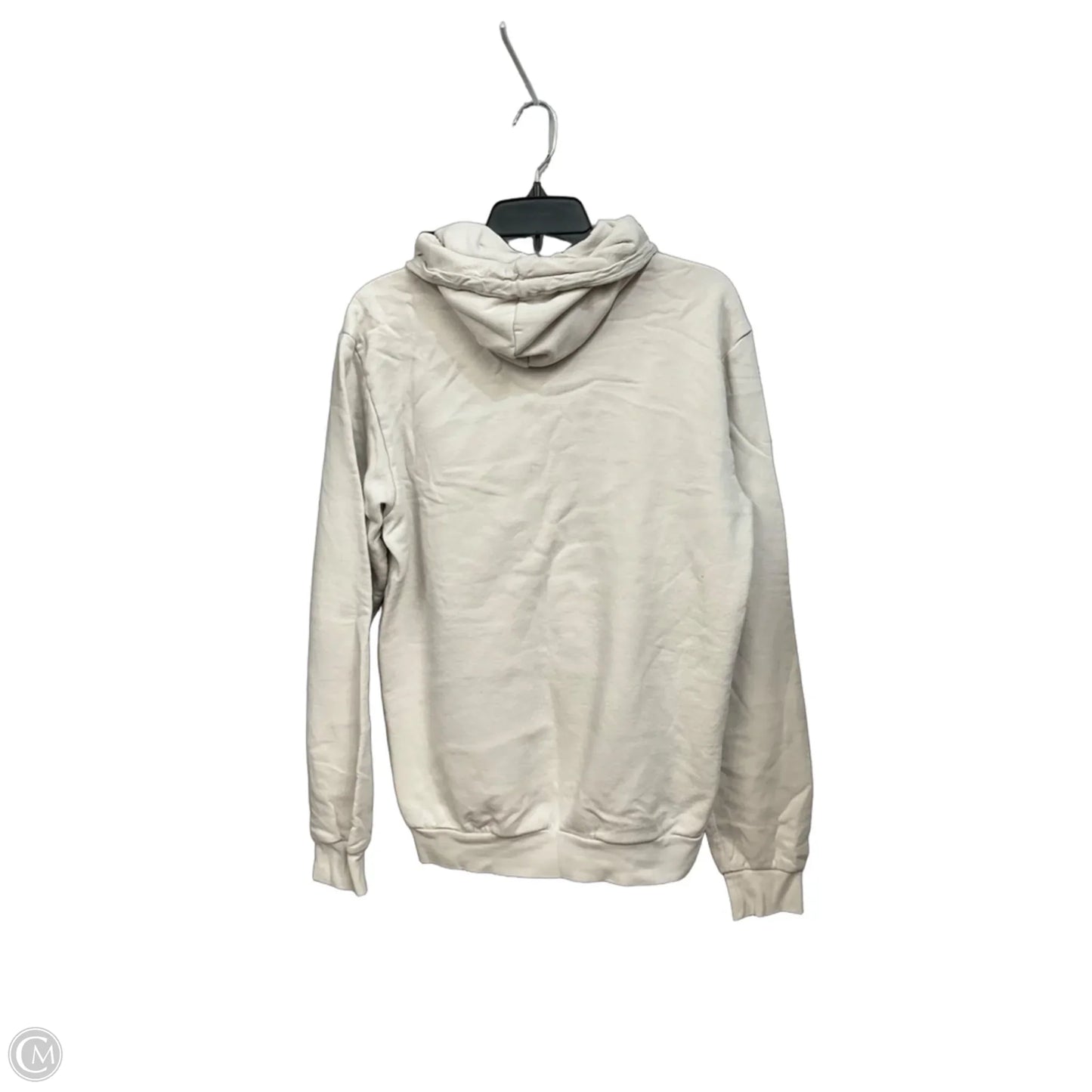 Sweatshirt Hoodie By Adidas In Cream, Size: M