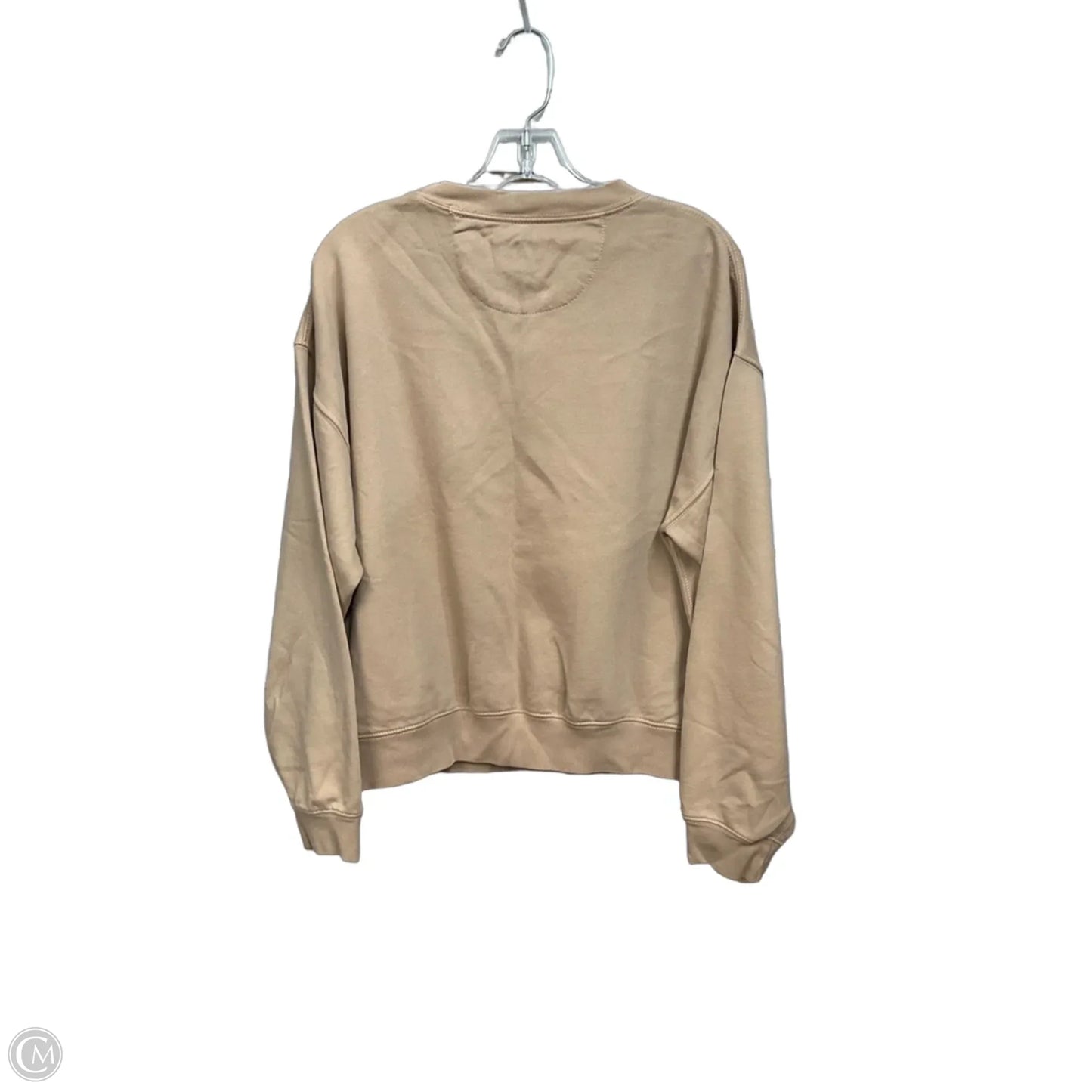 Sweatshirt Crewneck By American Eagle In Tan, Size: S
