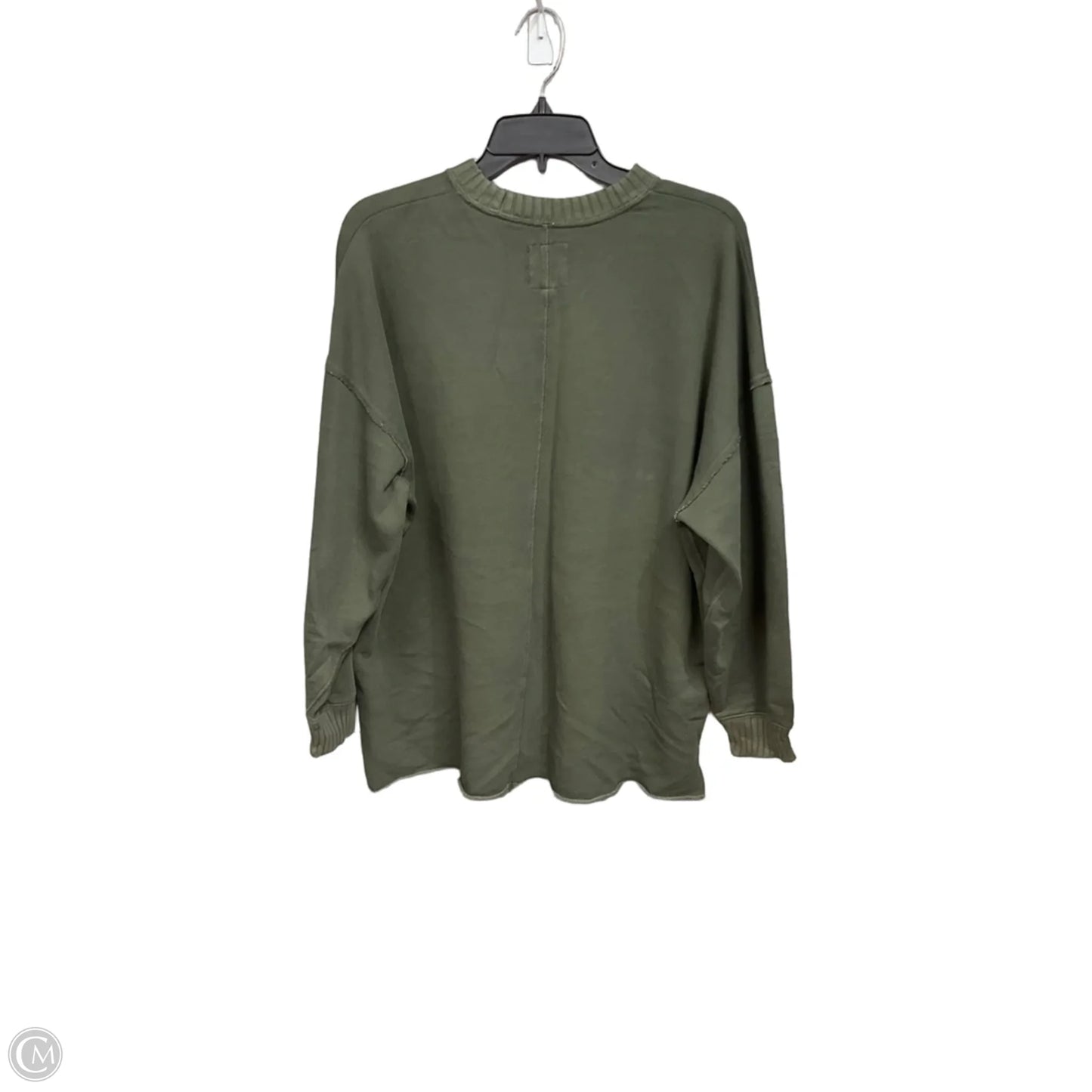 Sweatshirt Crewneck By Aerie In Green, Size: Xs