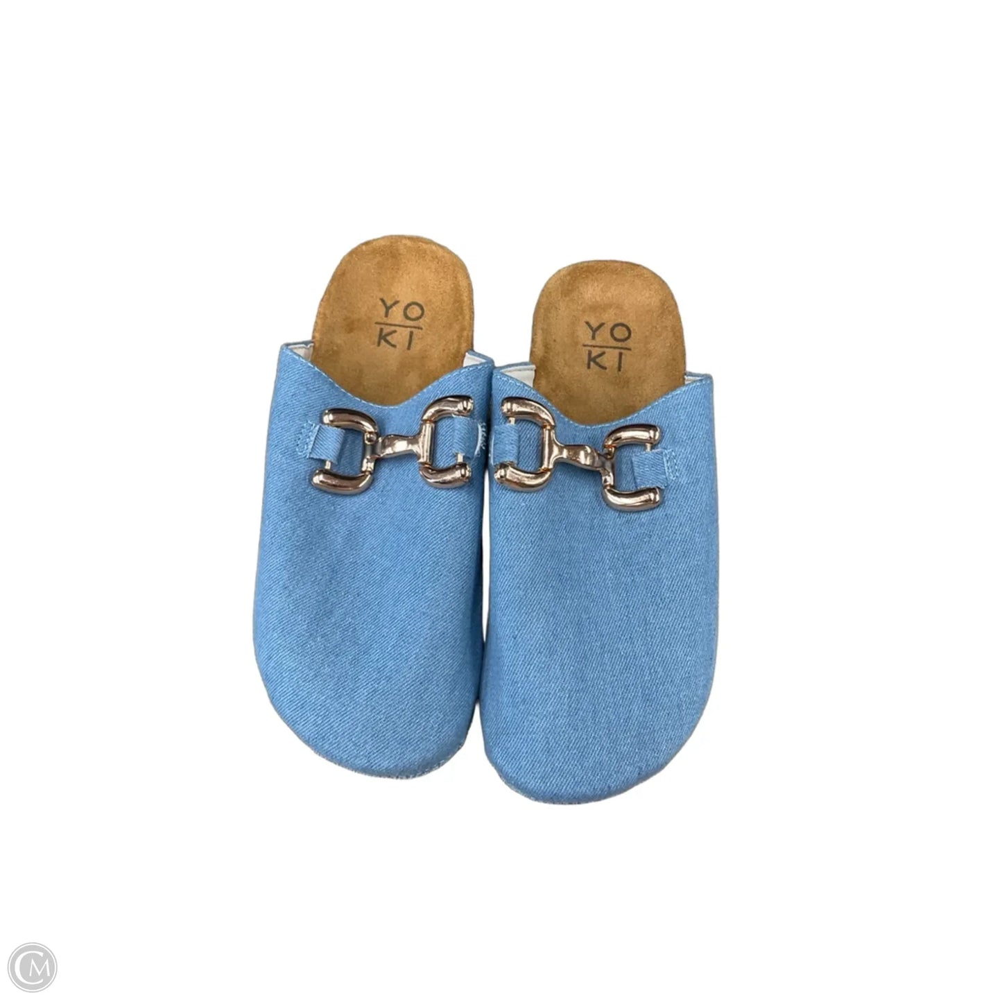 Shoes Flats By Yoki In Blue, Size: 6