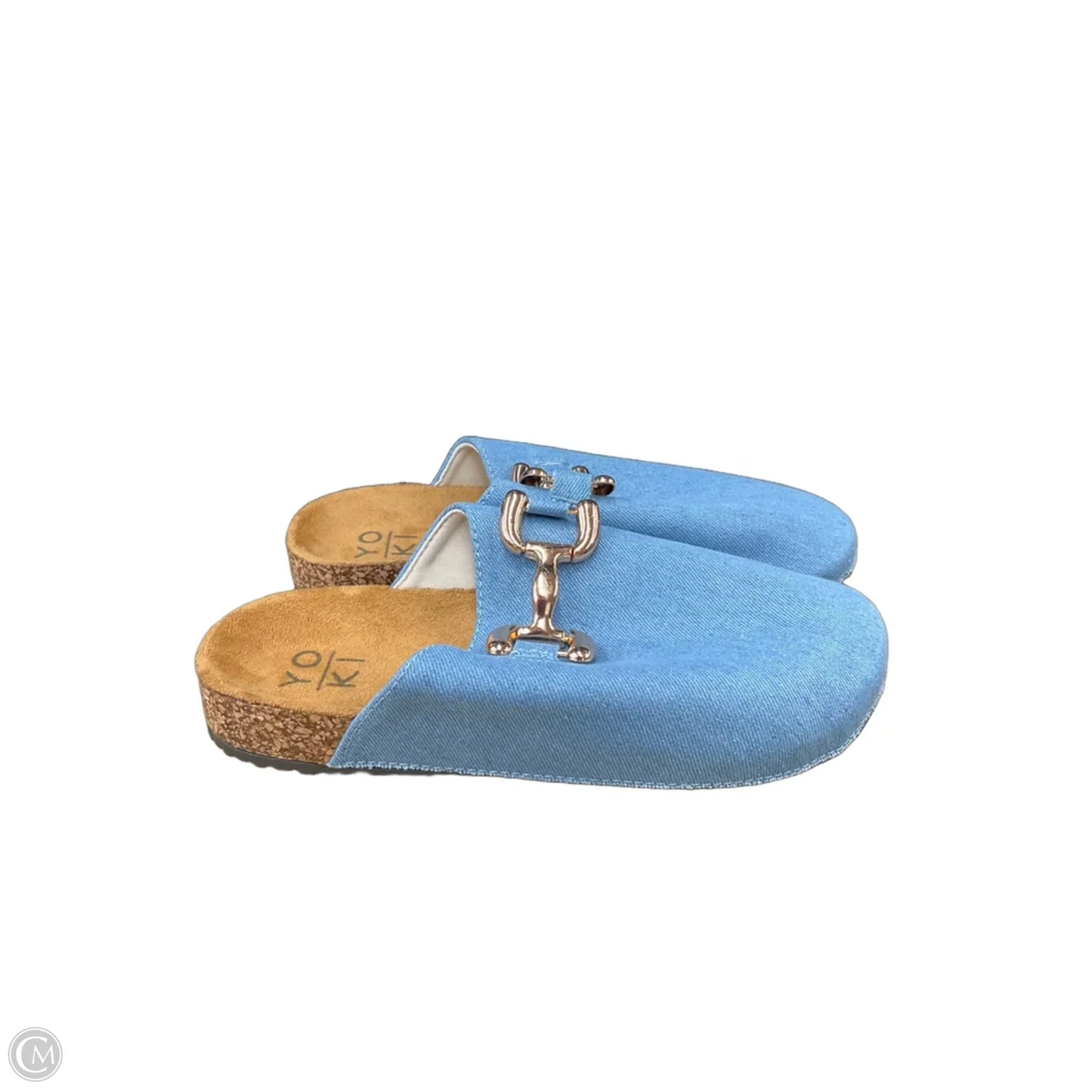 Shoes Flats By Yoki In Blue, Size: 6