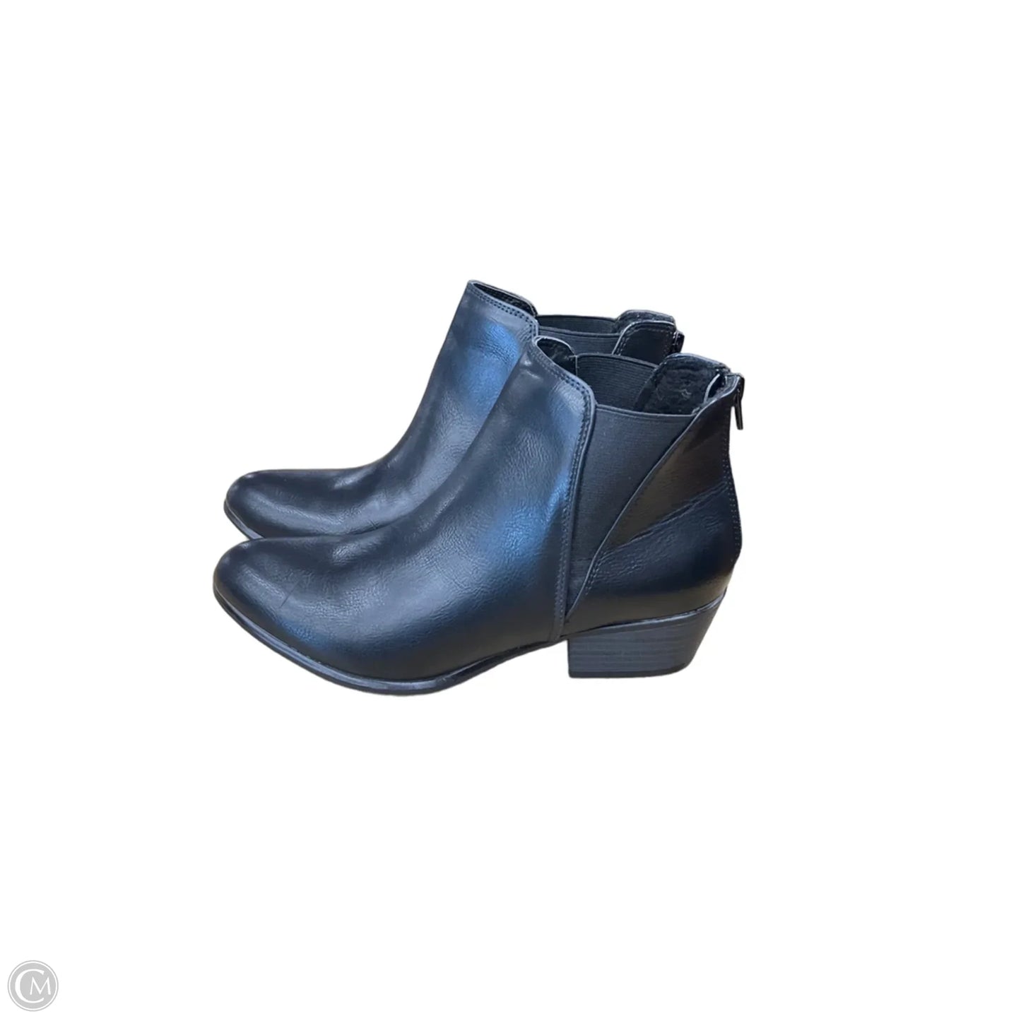 Boots Ankle Flats By Esprit In Black, Size: 7.5