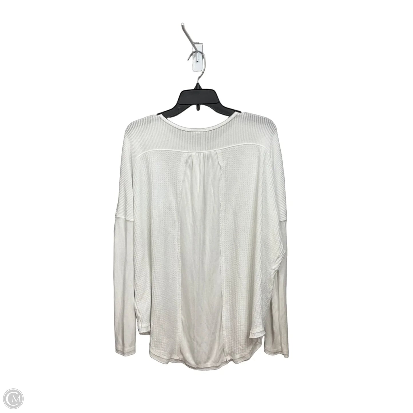 Top Long Sleeve By Free People In White, Size: M