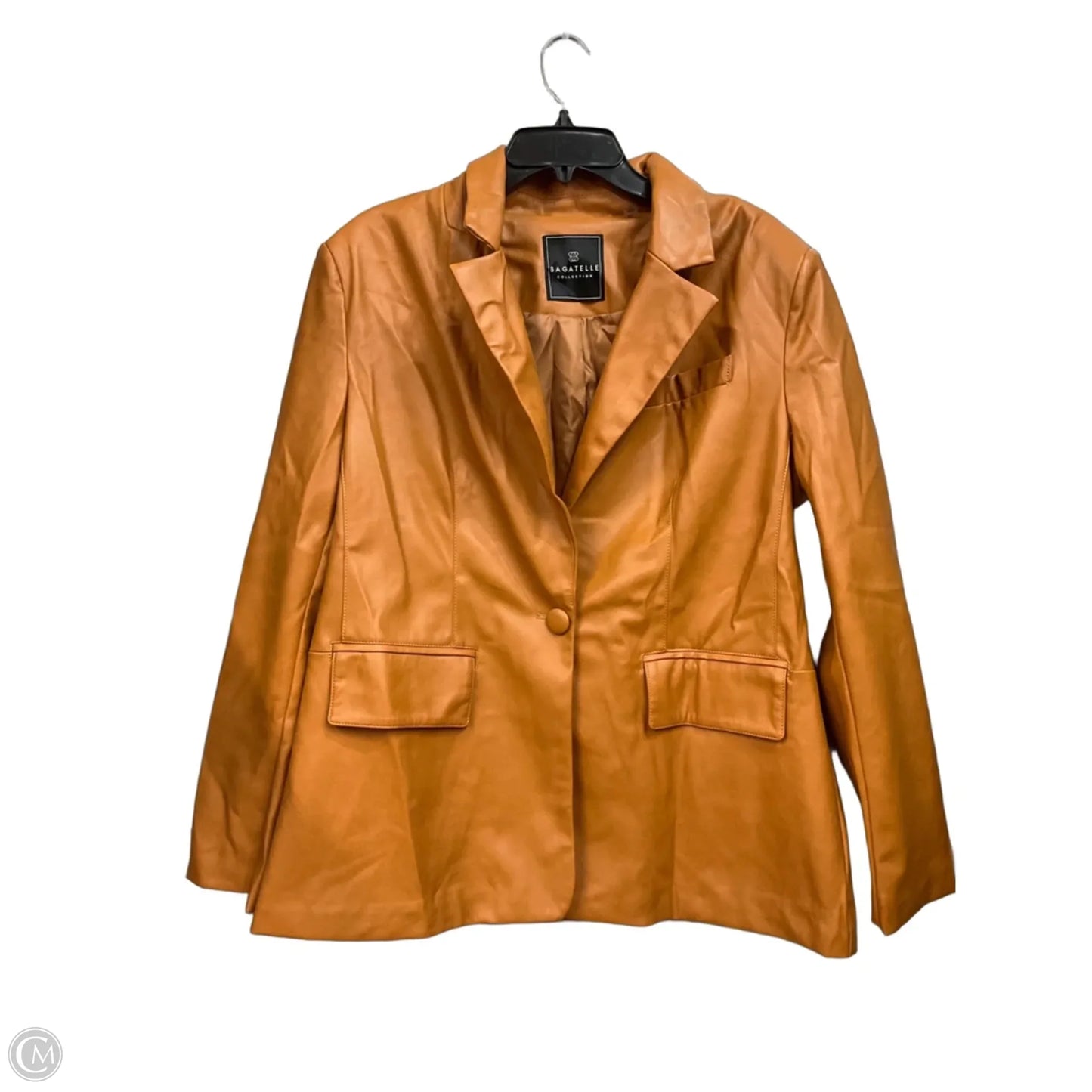 Blazer By Bagatelle In Tan, Size: Xl