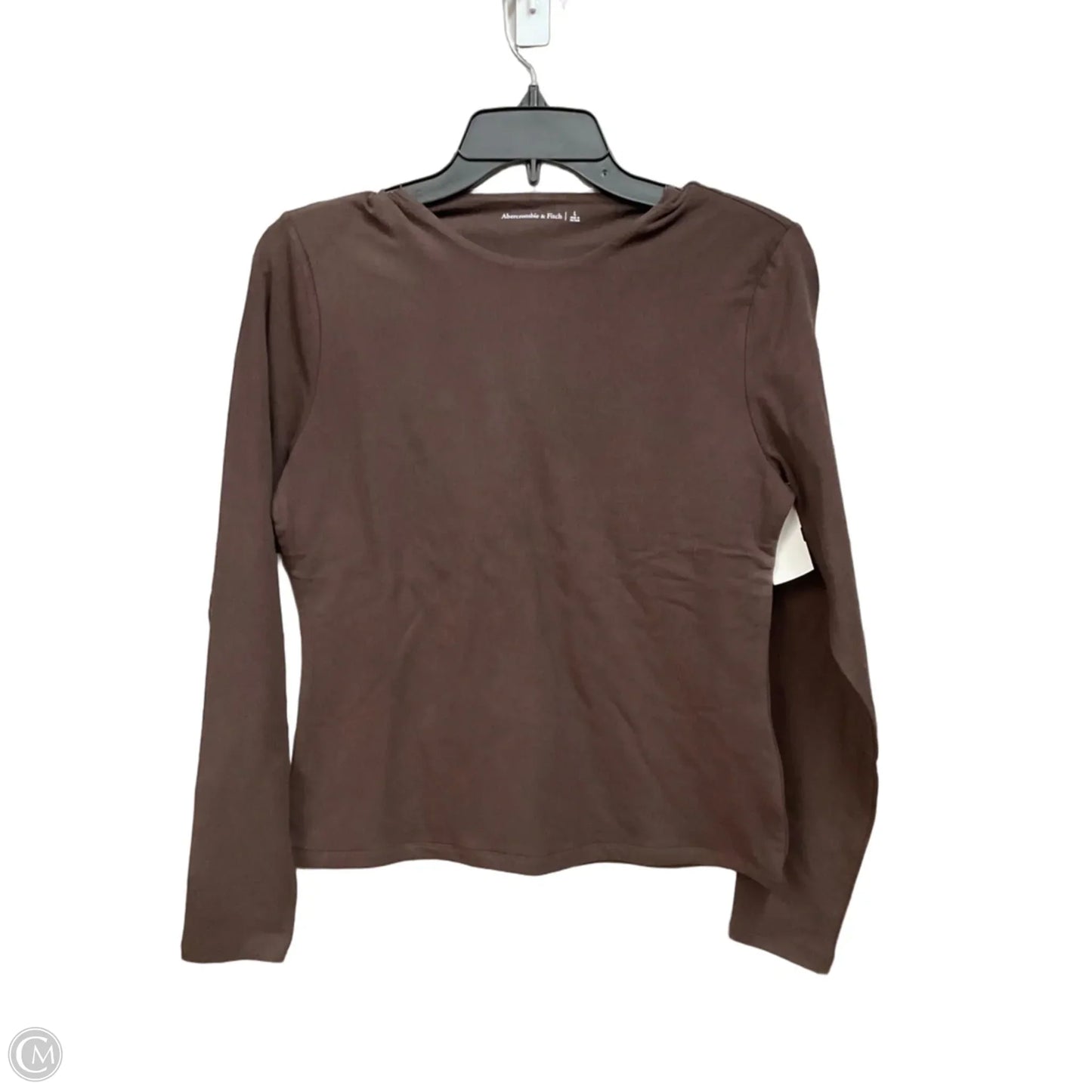 Top Long Sleeve Basic By Abercrombie And Fitch In Brown, Size: L