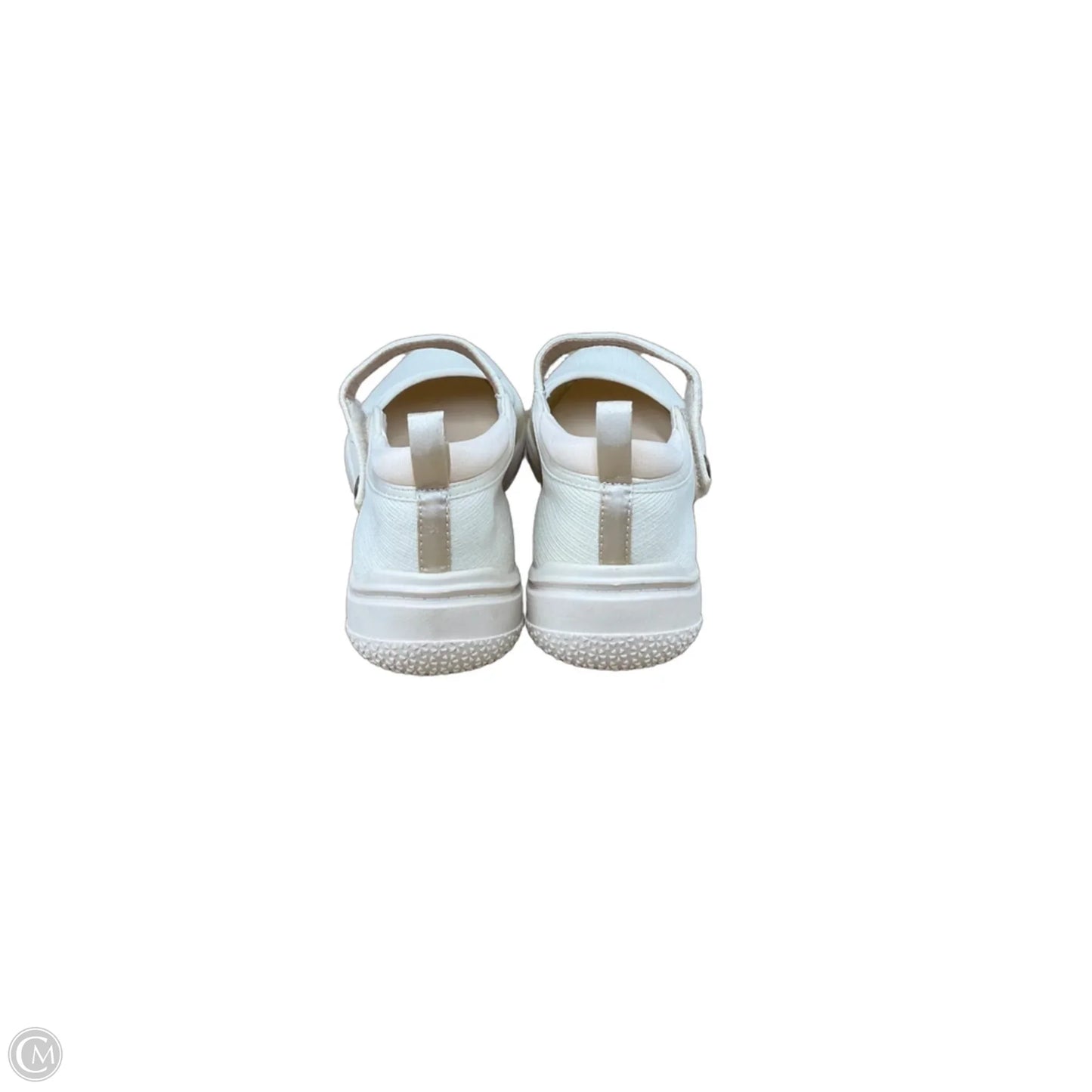Shoes Flats By Clothes Mentor In Cream, Size: 10