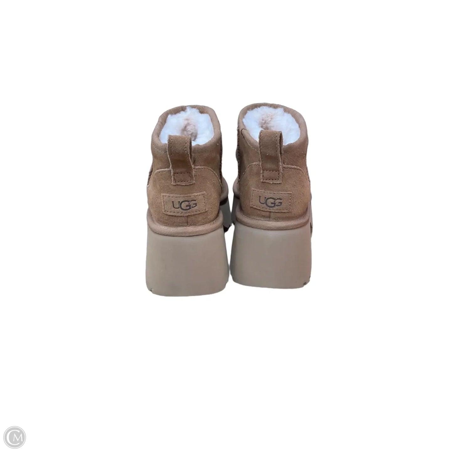Boots Designer By Ugg In Brown, Size: 8