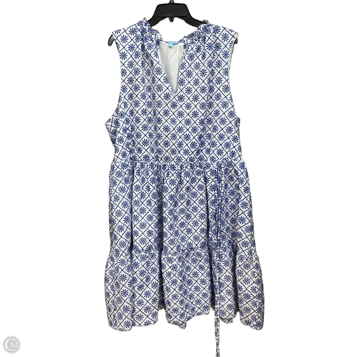 Dress Casual Midi By Draper James In Floral Print, Size: 2x