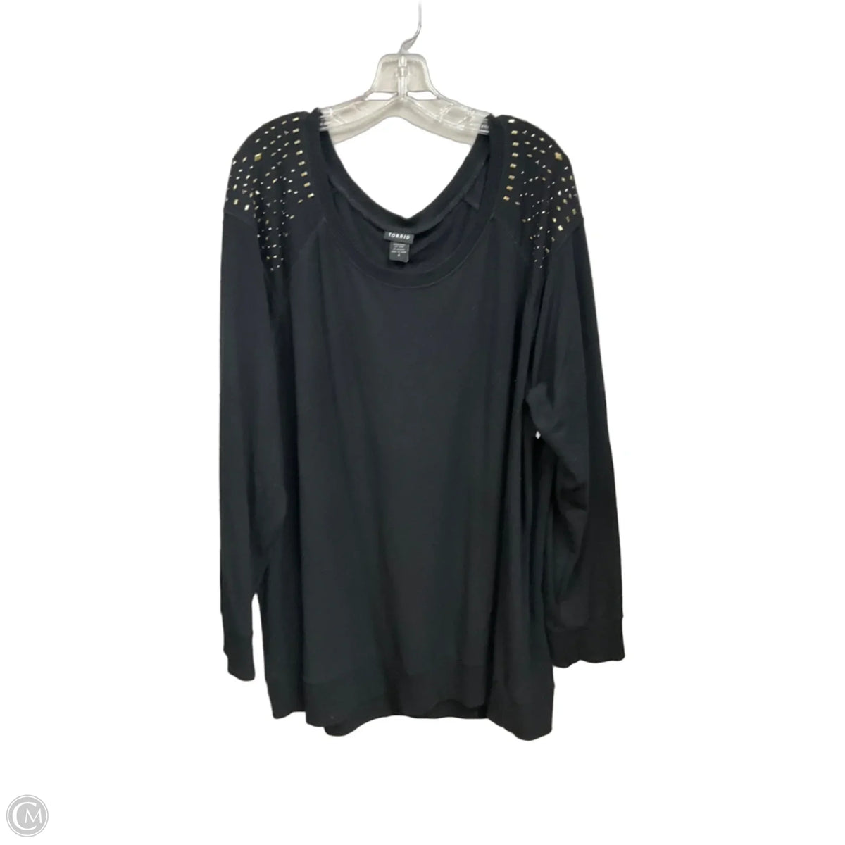 Top Long Sleeve By Torrid In Black, Size: 4x