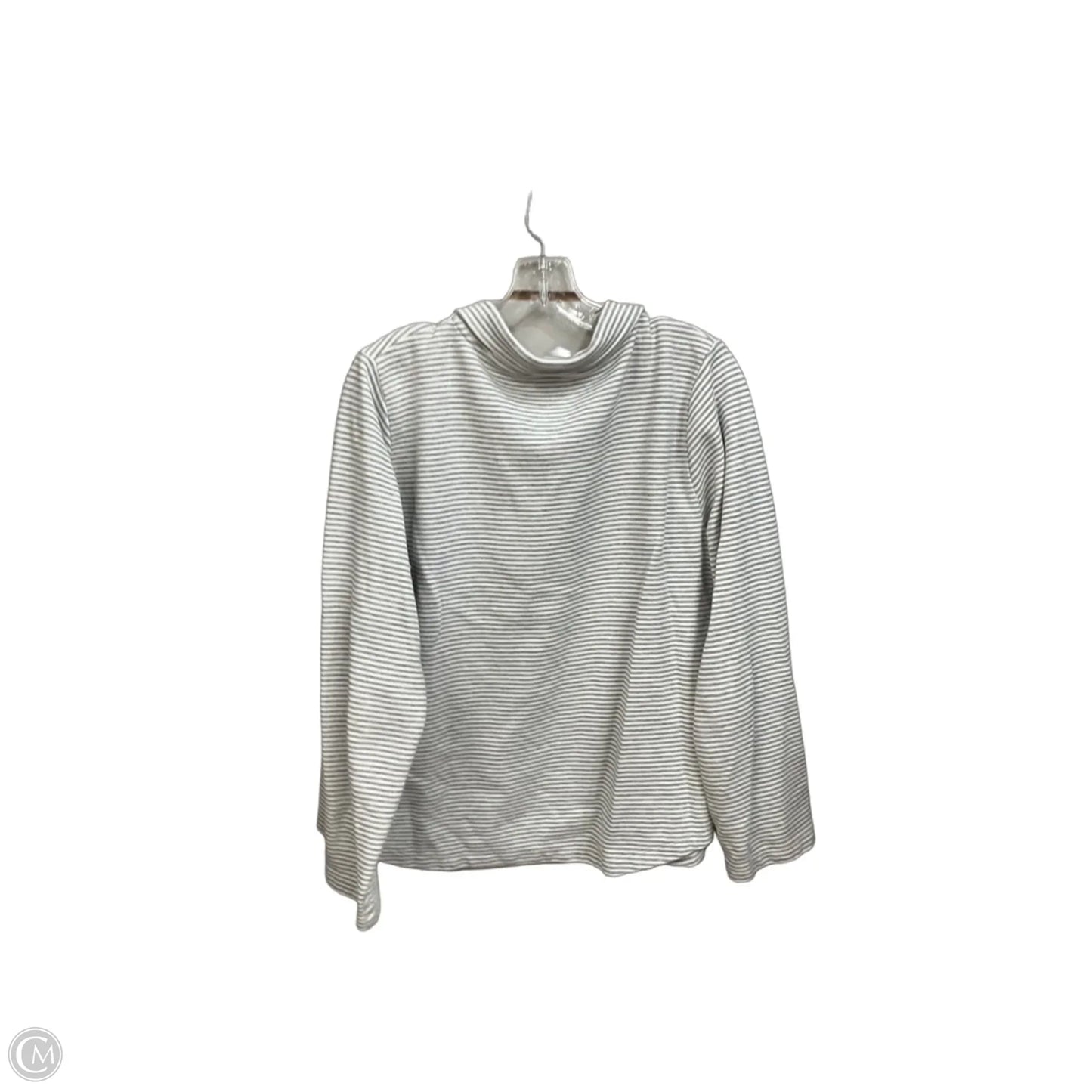 Sweatshirt Collar By J. Crew In Striped Pattern, Size: Xl