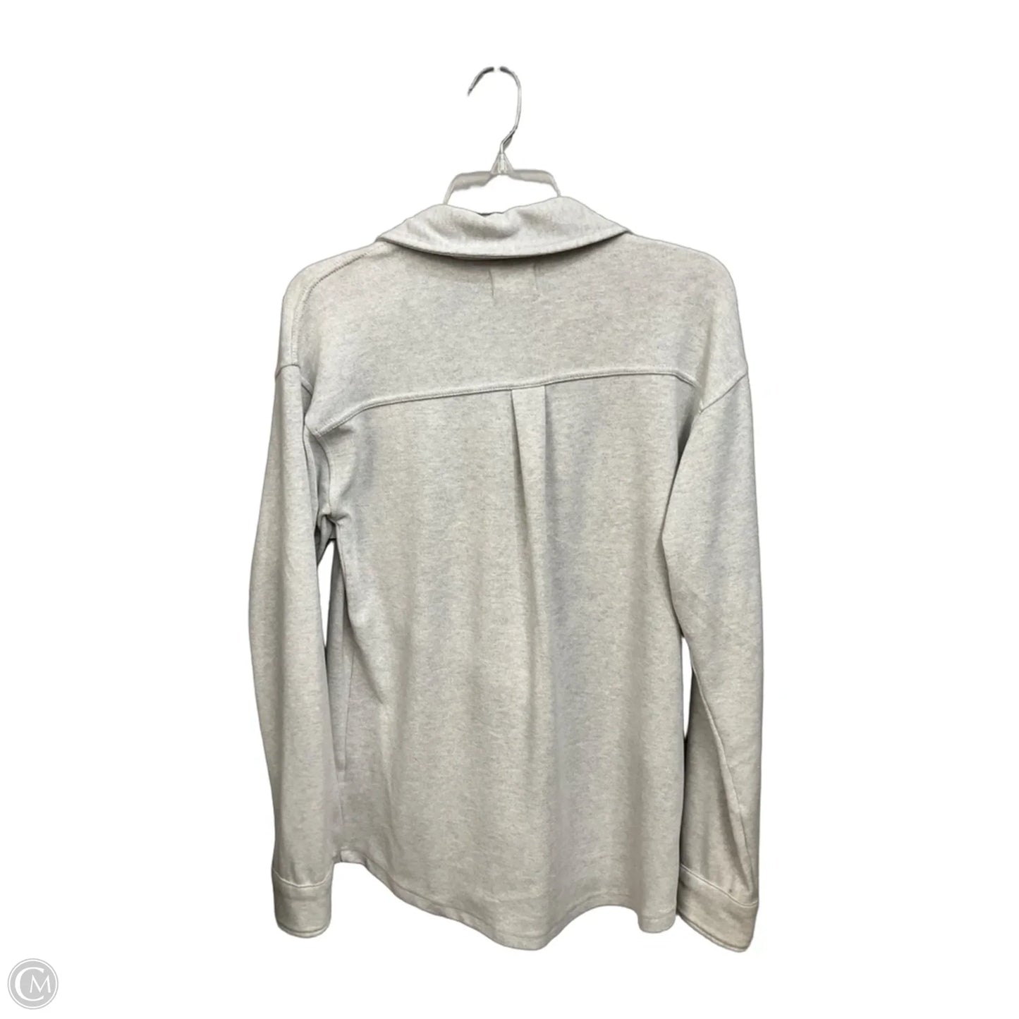 Top Long Sleeve By Thread And Supply In Grey, Size: S