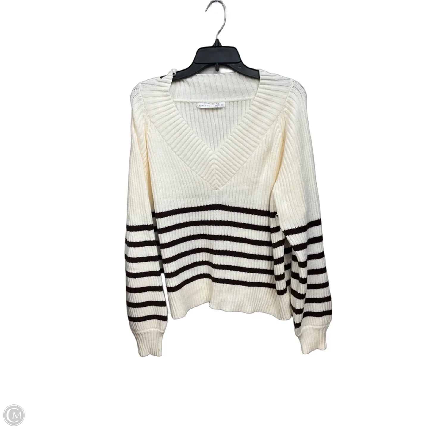 Sweater By Altard State In Striped Pattern, Size: M