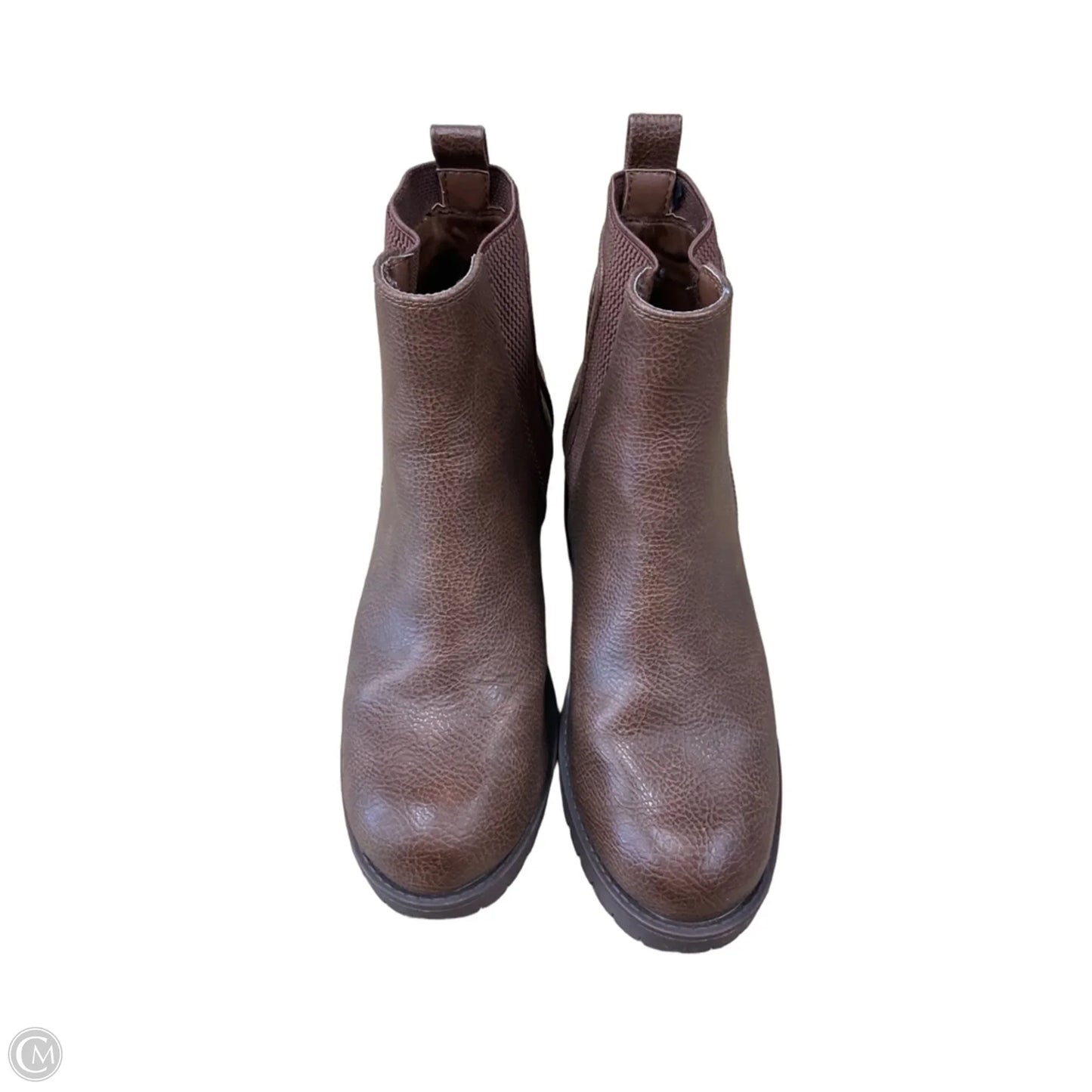 Boots Ankle Flats By Mia In Brown, Size: 7
