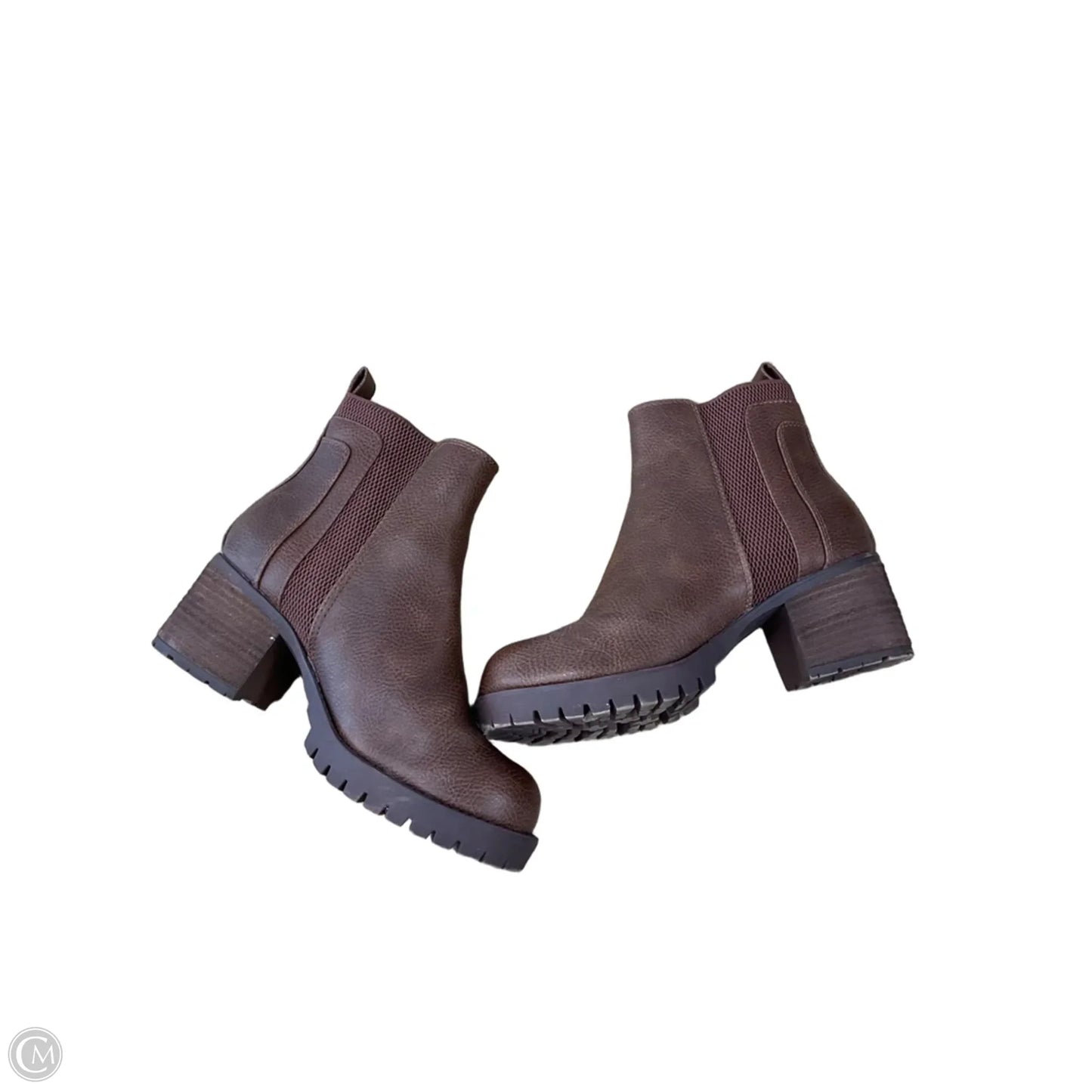 Boots Ankle Flats By Mia In Brown, Size: 7