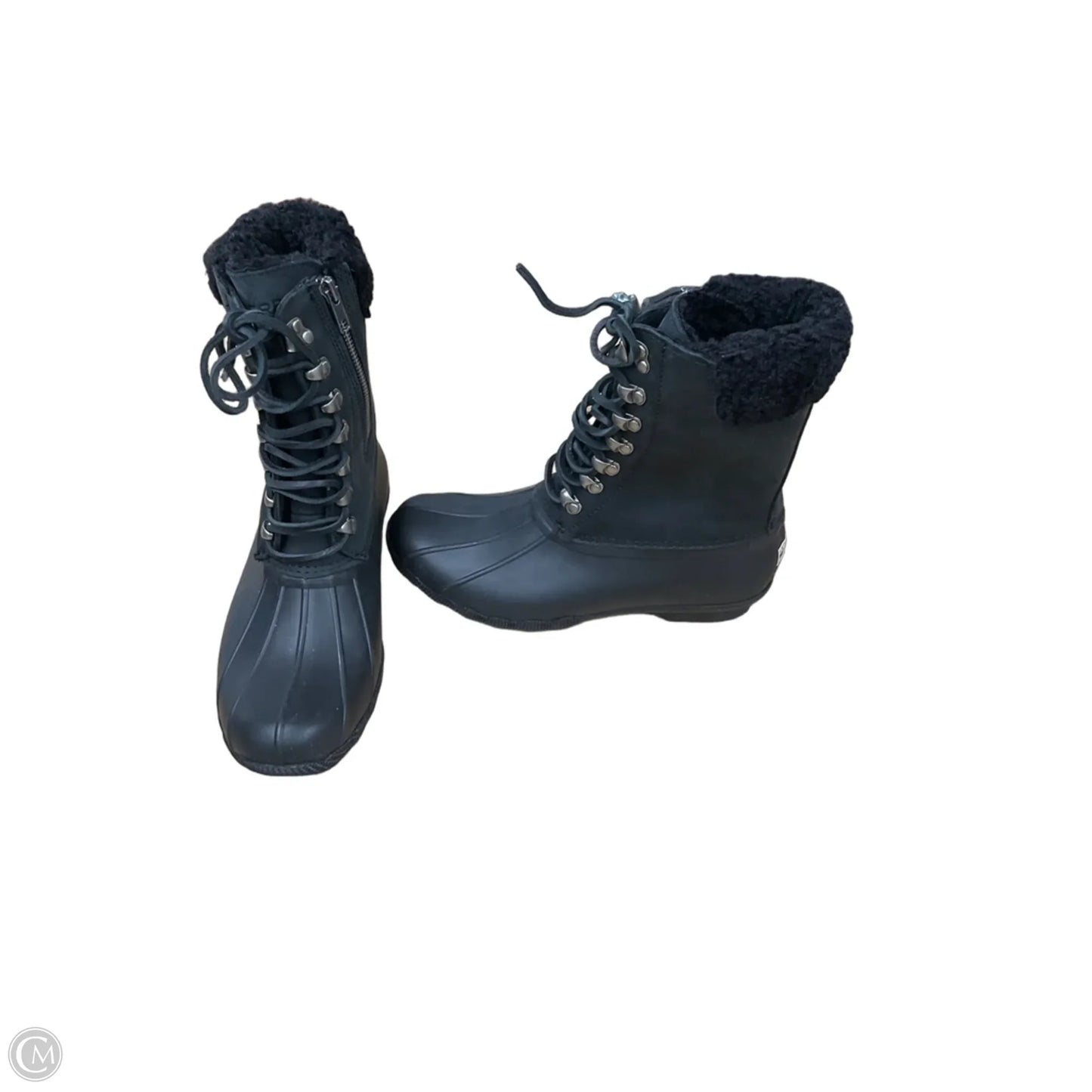 Boots Rain By Sperry In Black, Size: 7.5