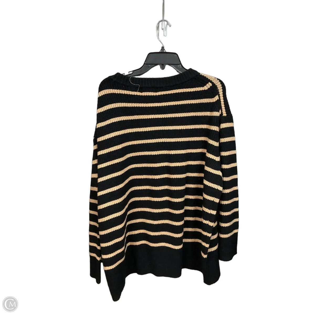 Sweater By Ava & Viv In Striped Pattern, Size: 2x