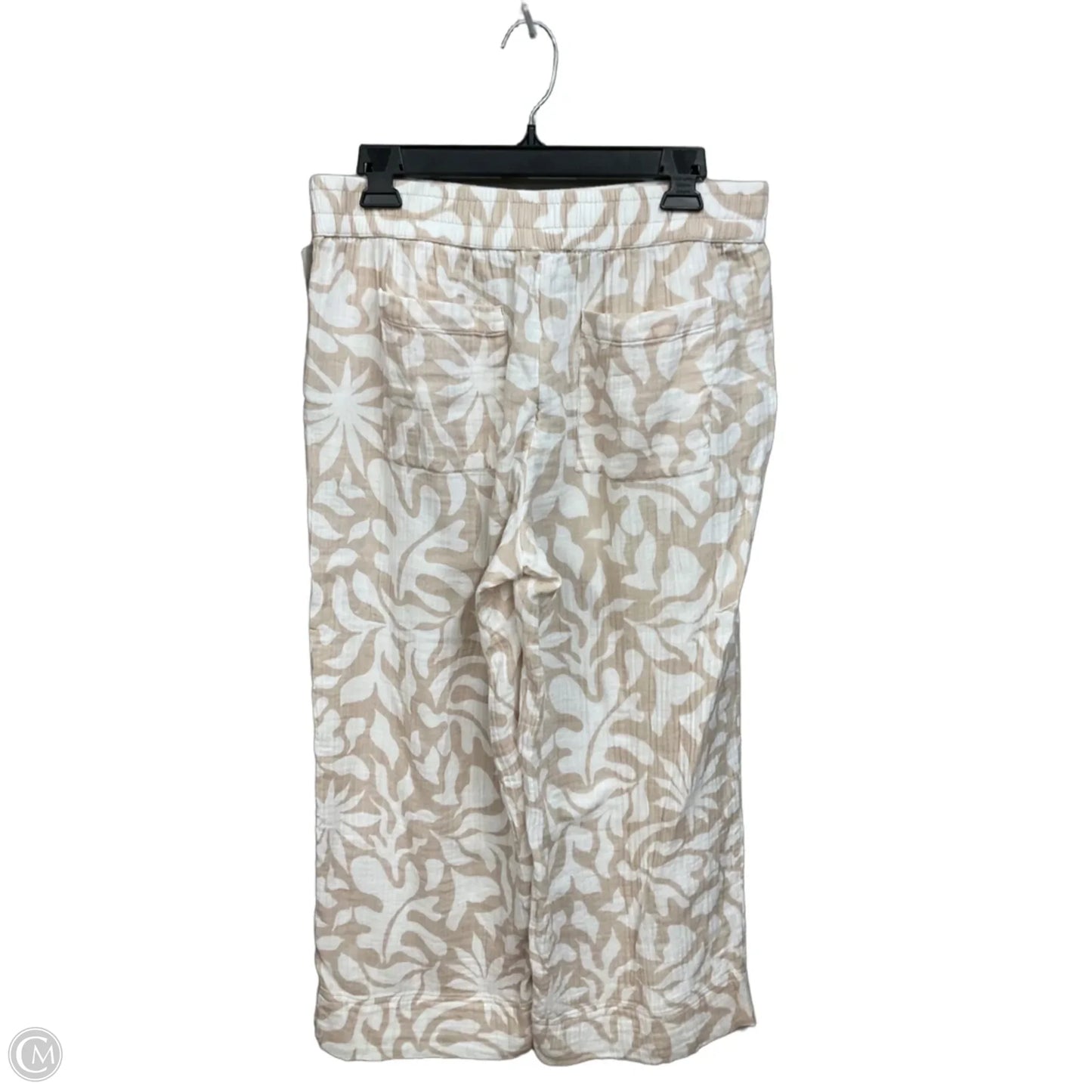 Pants Linen By Lou And Grey In Tan & White, Size: 8