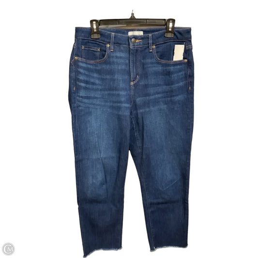 Jeans Boyfriend By Loft In Blue Denim, Size: 8