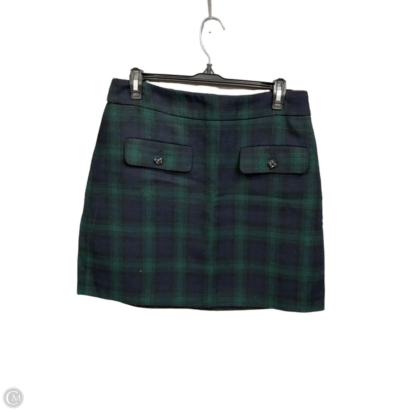 Skirt Mini & Short By Loft In Plaid Pattern, Size: 8
