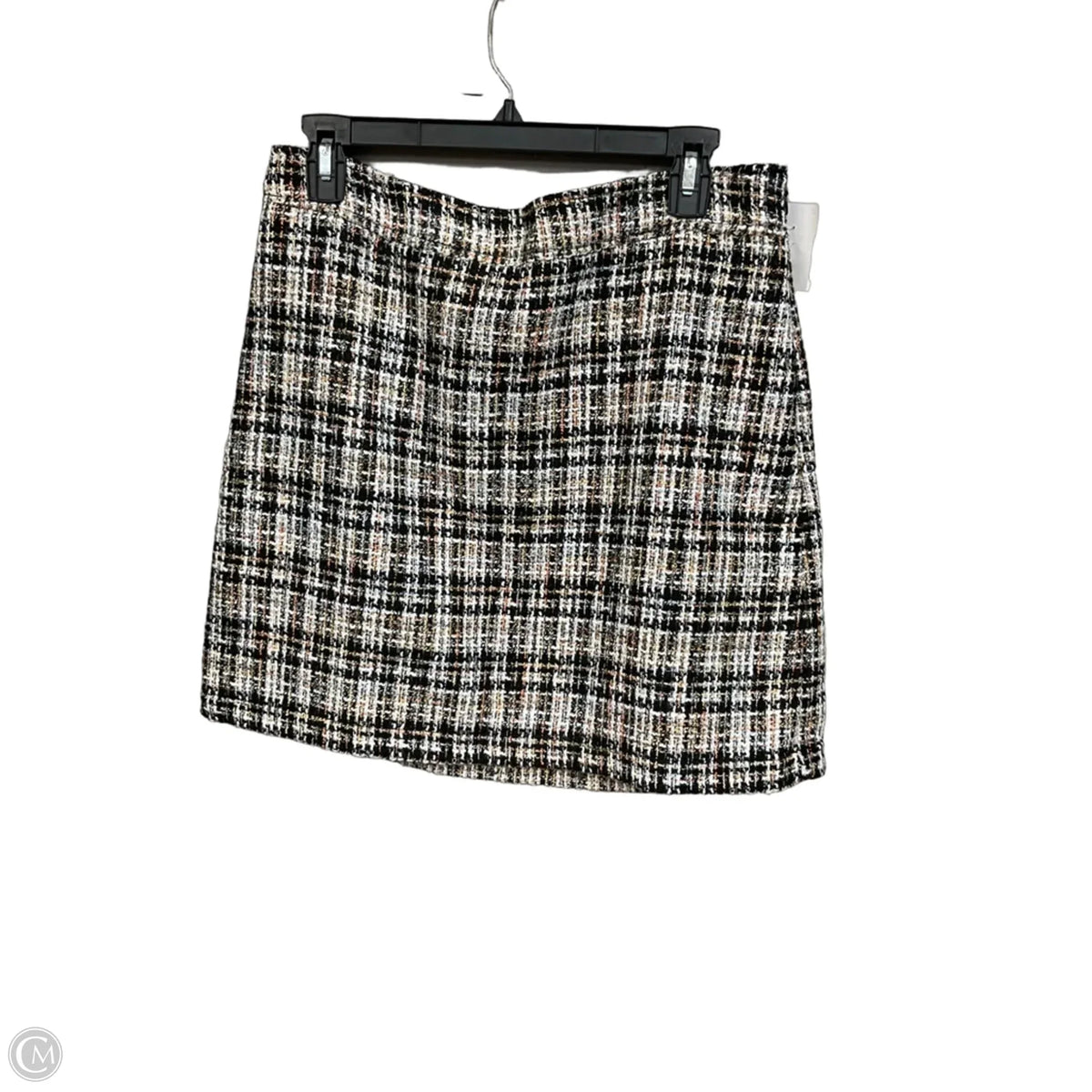 Skirt Mini & Short By Loft In Plaid Pattern, Size: 8