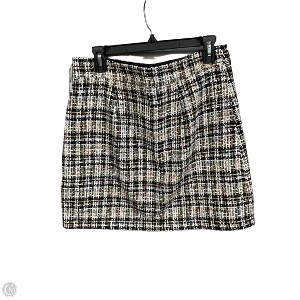 Skirt Mini & Short By Loft In Plaid Pattern, Size: 8