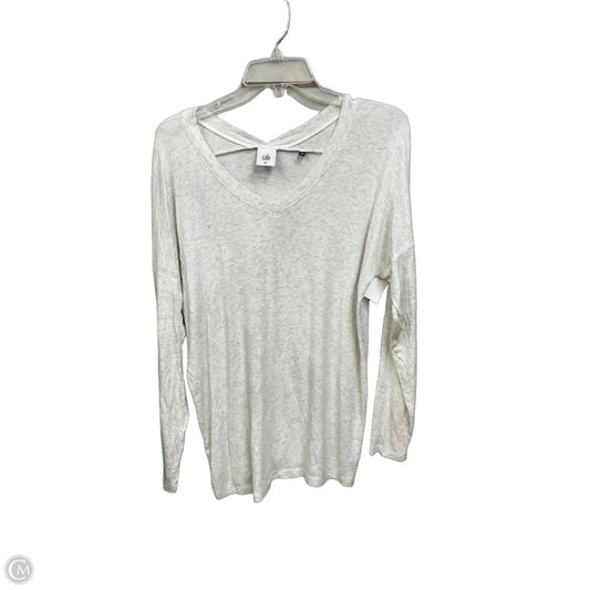 Top Long Sleeve By Cabi In Grey, Size: Xs