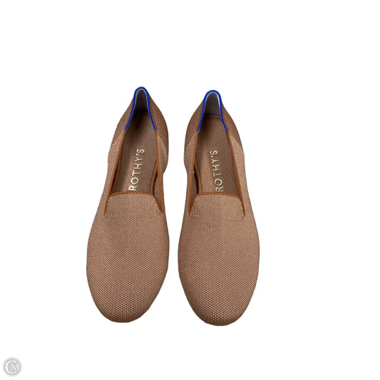 Shoes Flats By Rothys In Tan, Size: 9.5