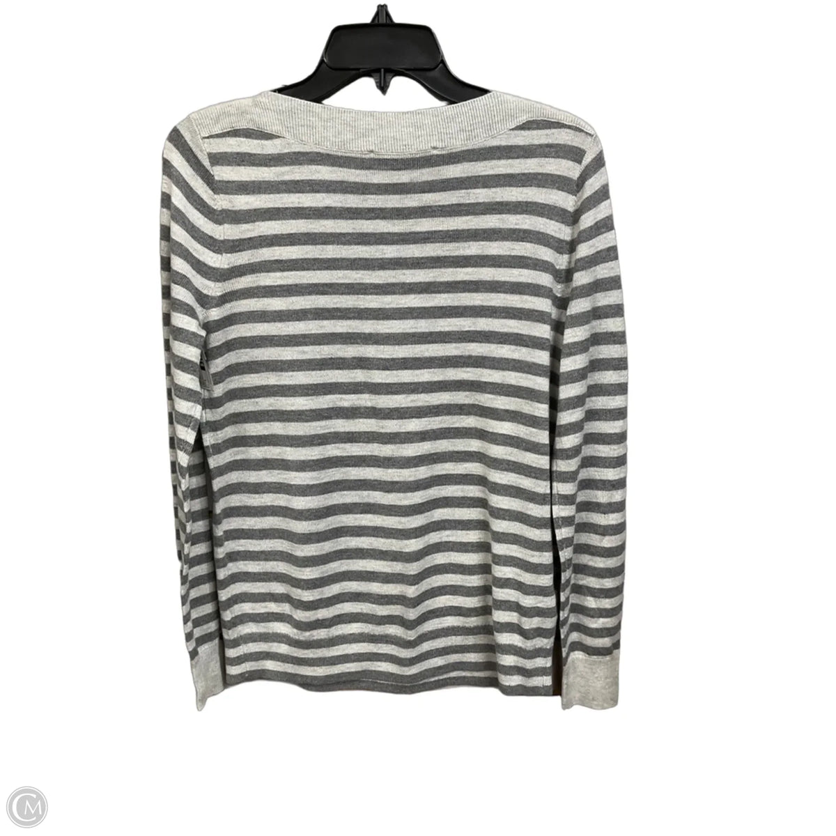 Top Long Sleeve By Loft In Striped Pattern, Size: S