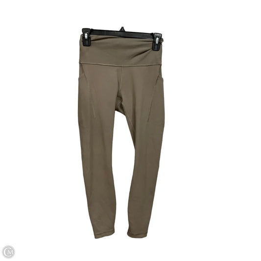 Athletic Leggings By Lululemon In Green, Size: 4