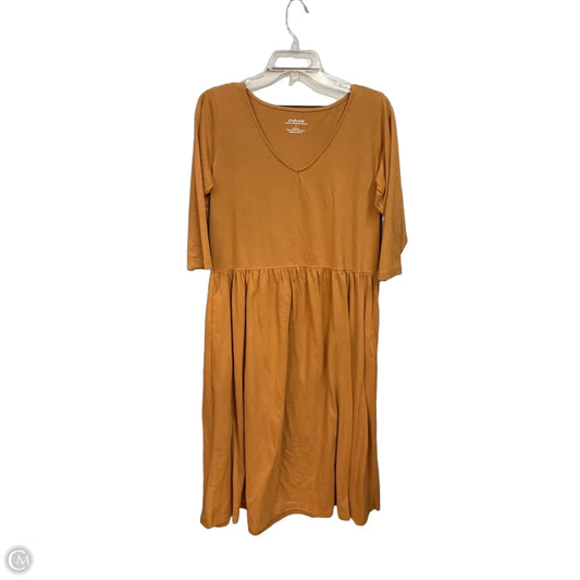 Dress Casual Maxi By Cmb In Brown, Size: L