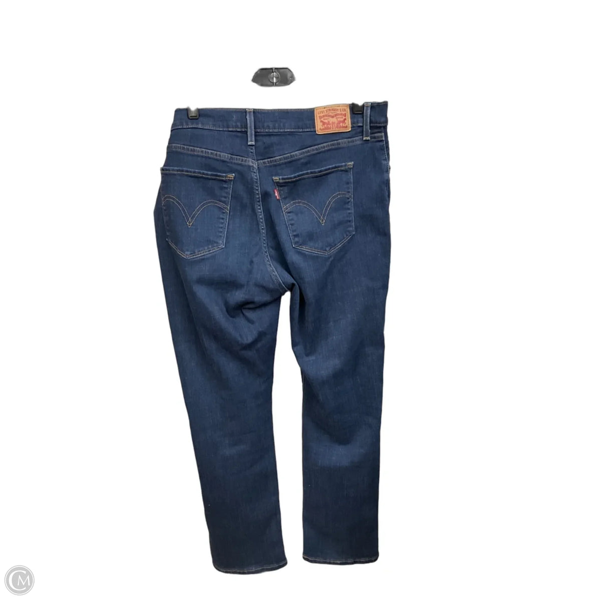 Jeans Boot Cut By Levis In Blue Denim, Size: 14
