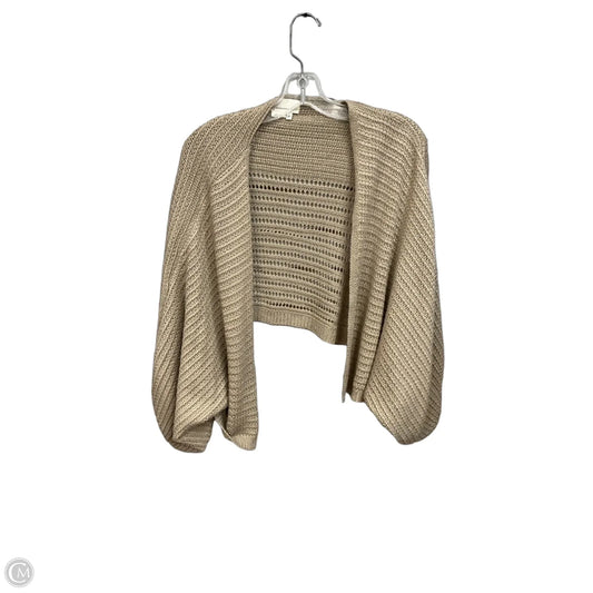 Cardigan By Anthropologie In Tan, Size: Osfm