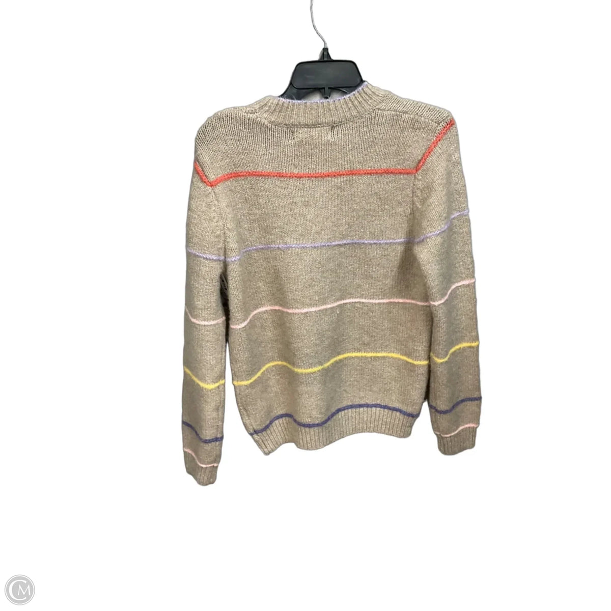 Sweater By Self Contrast In Striped Pattern, Size: S