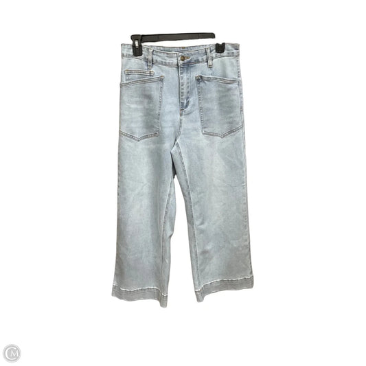 Jeans Wide Leg By Clothes Mentor In Blue Denim, Size: 12