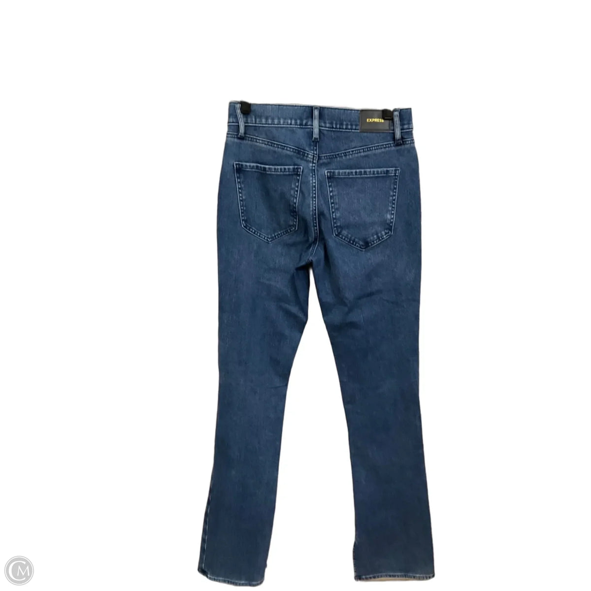 Jeans Flared By Express In Blue Denim, Size: 6