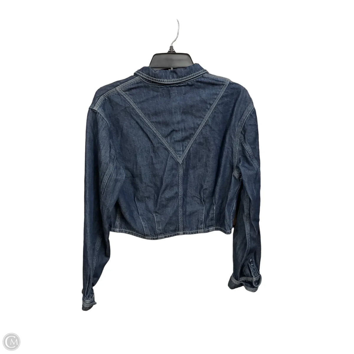 Jacket Denim By Madewell In Blue Denim, Size: M