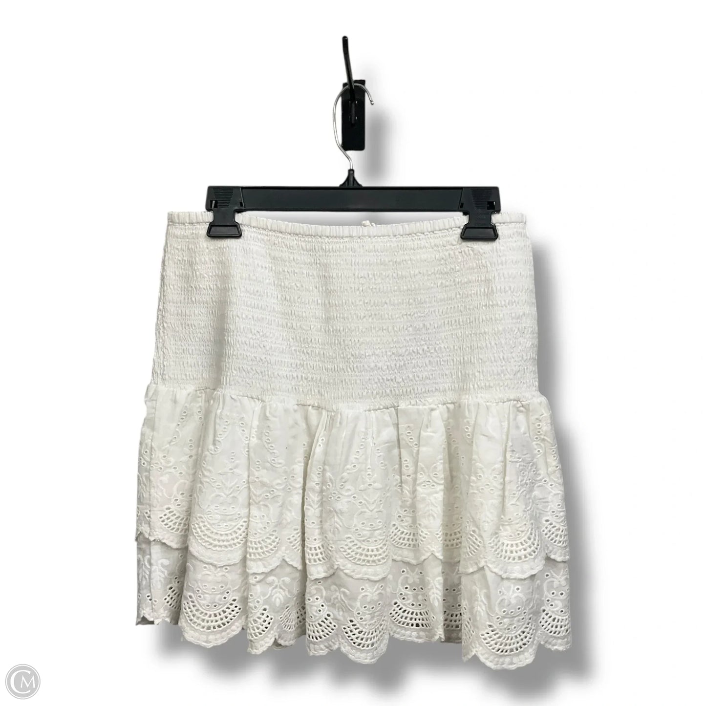 Skirt Mini & Short By Clothes Mentor In White, Size: M