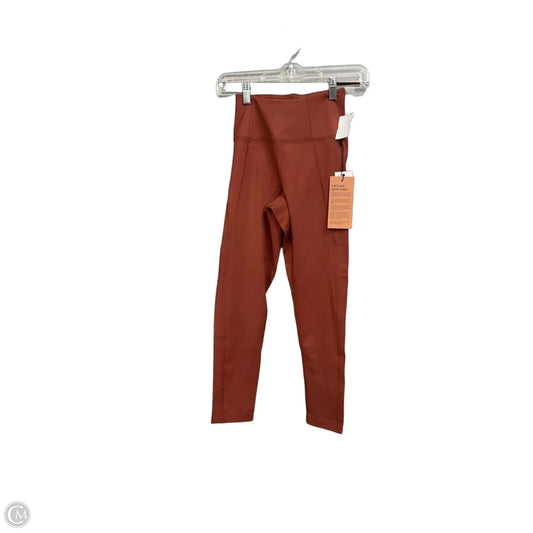 Athletic Leggings By Girlfriend Collective In Orange, Size: Xs
